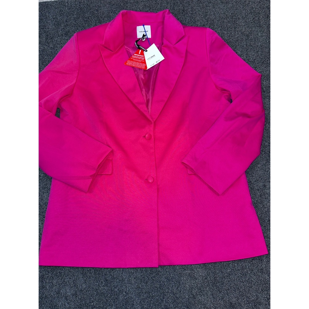 Extro & Vert Womens Hot Pink Oversized Blazer Jacket XXL US 18-20 NWT